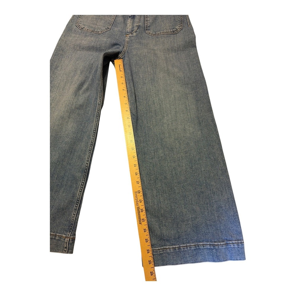 MAEVE Jeans The Colette High-Rise Wide-Leg Cropped Lagenlook *29Wx26L* - Picture 8 of 11